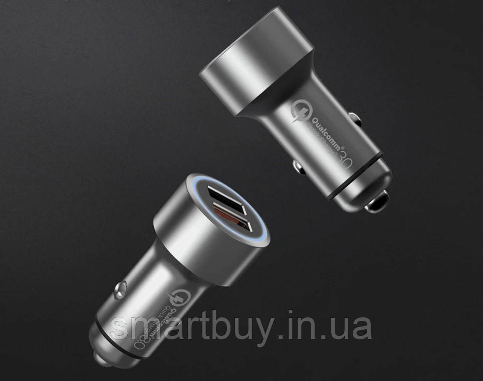 Автомобільний зарядний пристрій Xiaomi 70Mai Midrive CC02 QC3.0 Black