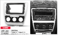 2-DIN переходная рамка SKODA Octavia 2008-2013 (Manual Air-Conditioning),CARAV 11-692