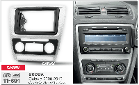 2-DIN переходная рамка SKODA Octavia 2008-2013 (Auto Air-Conditioning),CARAV 11-691