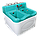 Бальнеологічна ванна для ніг «Релакс Люкс» СБ-02 з системою гідромасажу, фото 2