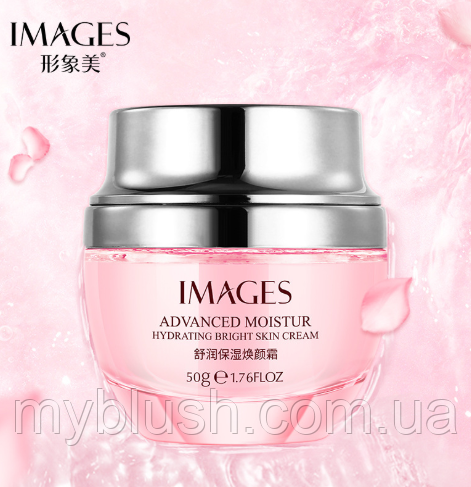 Крем для обличчя Images Advanced Rose Beauty Pink Water з трояндовою водою 50 g