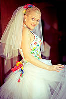 Марина, м.Київ. Весільна сукня в українському стилі