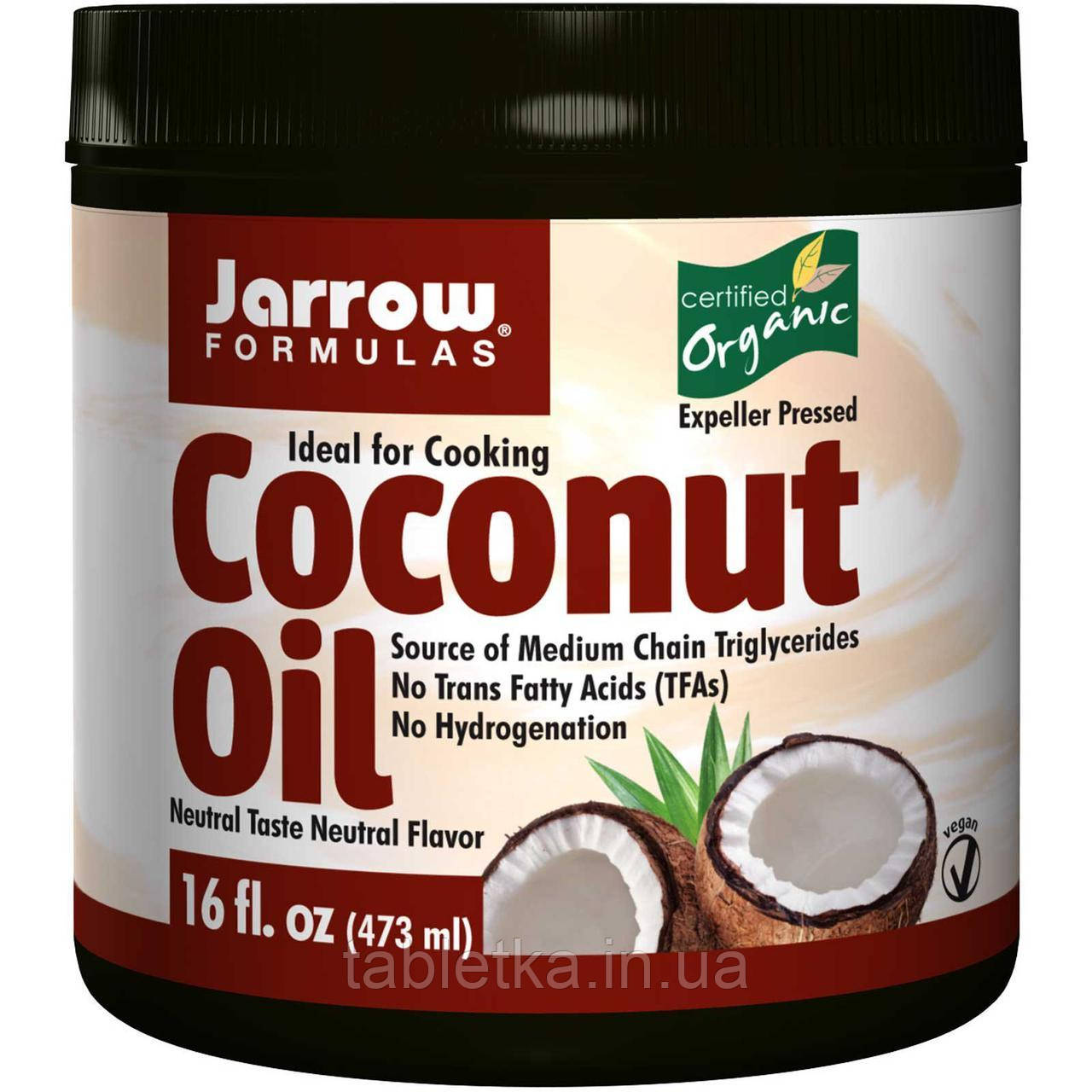 Jarrow Formulas, Органічне кокосове масло, 16 унцій (473 м) Київ