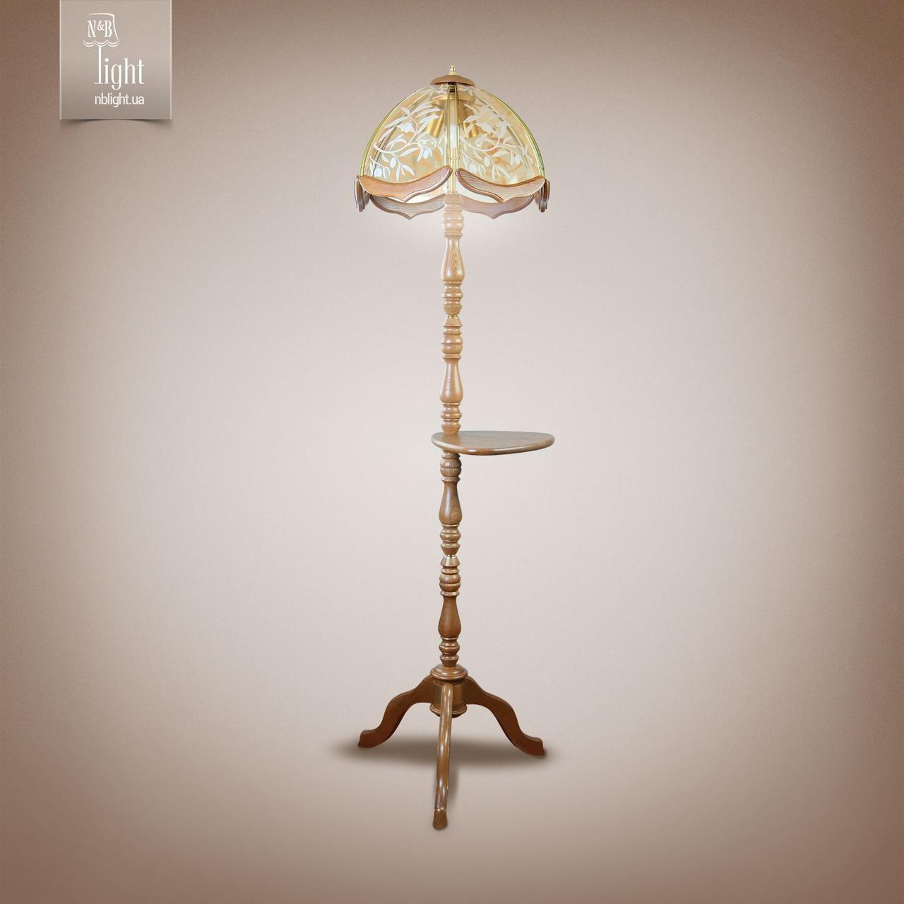 Торшер деревянный 709 со столиком, ціна 5398 грн - Prom.ua (ID#1044022996)