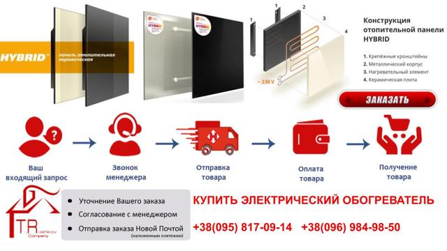 hybrid-cena-v-ukraine-zavod-HYBRO купить керамический обогреватель в Украине