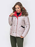 Коротка жіноча куртка великого розміру a.play L 50-52, фото 4