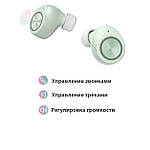 Бездротові навушники блютуз навушники Bluetooth 5.0 Wi-pods TW60 Pro. Зелені, фото 4