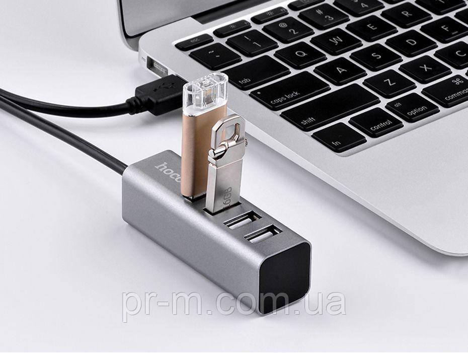 USB Hub Hoco HB1 4USB(Універсальний зарядний пристрій)
