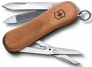 Швейцарский складной нож Victorinox EvoWood, коричневый