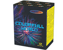 🔥+Відео! Салют феєрверк COLORFULL WORLD Барвистий світ GW 218-93 (12 пострілів, калібр 20 мм)