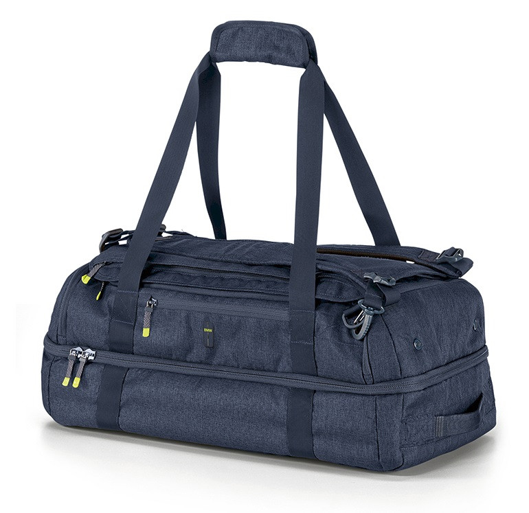 Оригінальна спортивна сумка BMW Active Sports Bag, Blue Nights / Wild Lime, артикул 80222461029