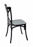 Стілець для кафе Broks Брукс антрацит 01, штабельована, фото 4