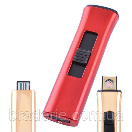 Запальничка USB засувка Lighter HL78 спіраль і USB вхід, фото 1