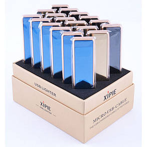 USB запальничка слайдер Xipie HL79 спіраль розжарювання, фото 3