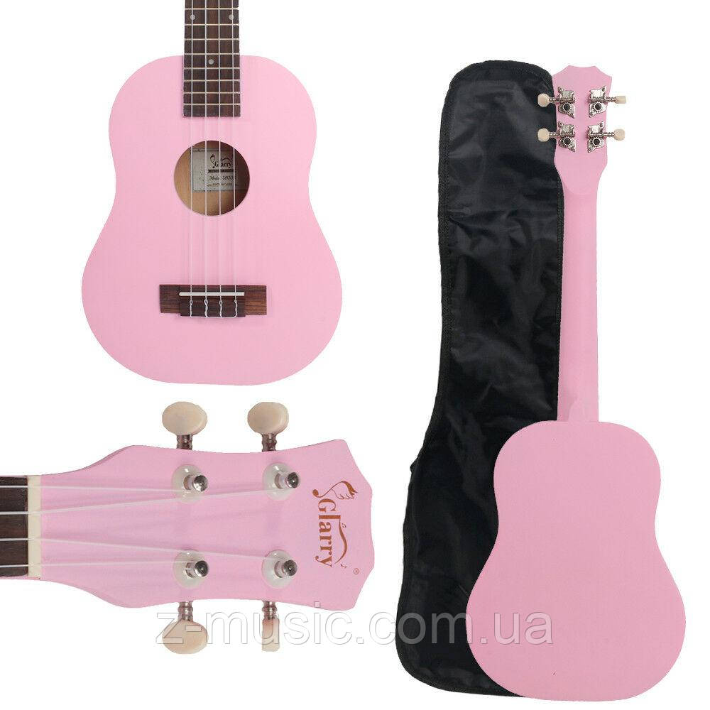 Укулеле тенор Glarry UK-301T RS + чохол і медіатор, фото 1
