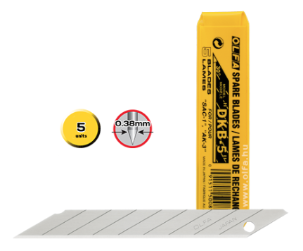 Сегментні леза OLFA DKB-5 30° 9 мм (5 шт.)
