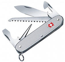 Швейцарский складной нож Victorinox Alox Farmer, серебристый