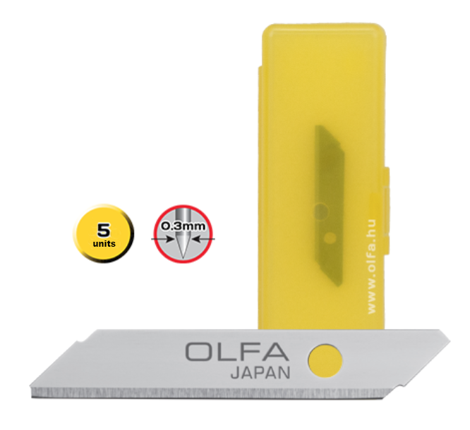 Леза OLFA TSB-1 для ножа TS-1 (5 шт.), фото 1