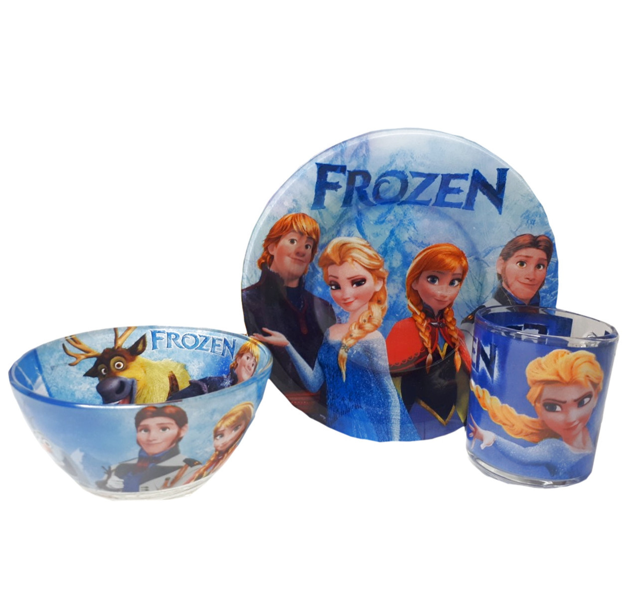 Набір Дитячого Посуду Frozen, Холодне Серце, 3 предмета