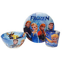 Набор Детской Посуды Frozen, Холодное Сердце, 3 предмета