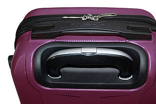 Пластиковий чемодан Fly S для ручної поклажі темно-фіолетовий, фото 3