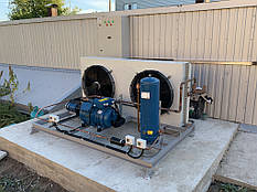 Компрессорно-конденсаторный агрегат FRASCOLD для камеры хранения овощей.