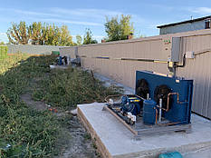 Компрессорно-конденсаторный агрегат FRASCOLD для камеры хранения овощей.