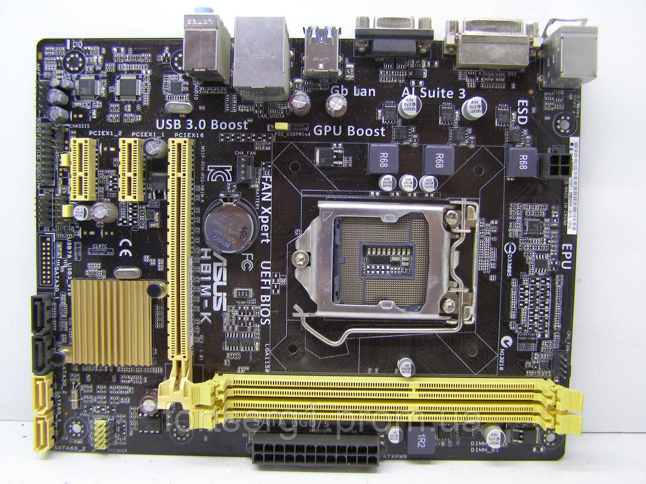 Материнська плата ASUS H81M-K Socket LGA1150 MicroATX 2x DDR3: продаж ...