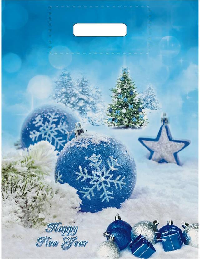 новорічний пакет прорізній фото