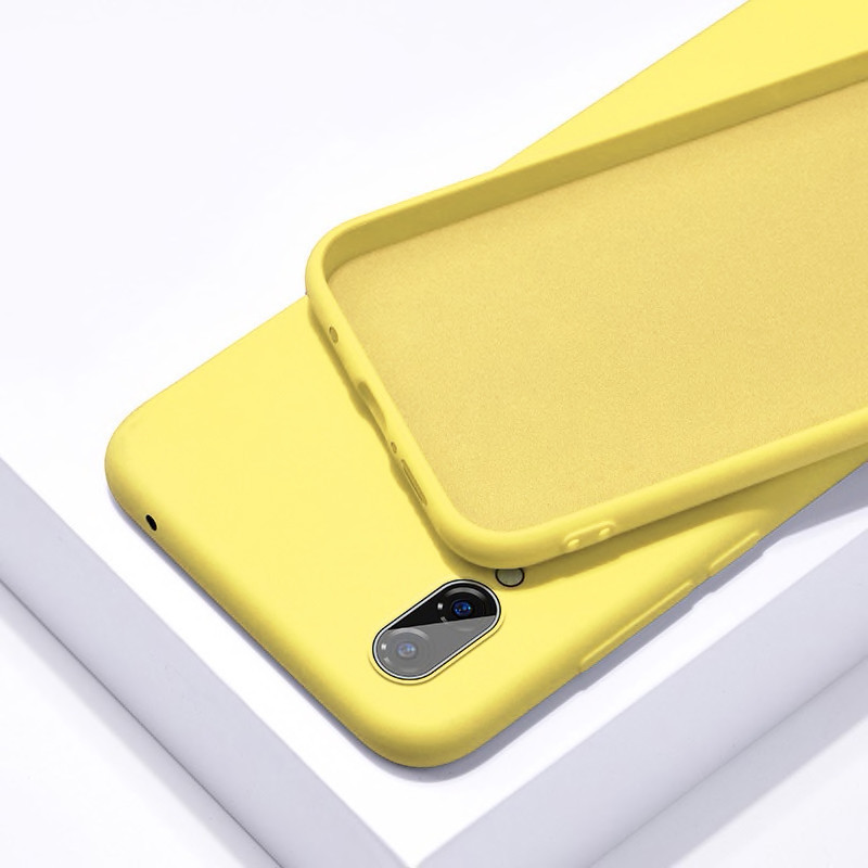 Силіконовий чохол SLIM на Huawei Y5 2019 / Honor 8S Yellow