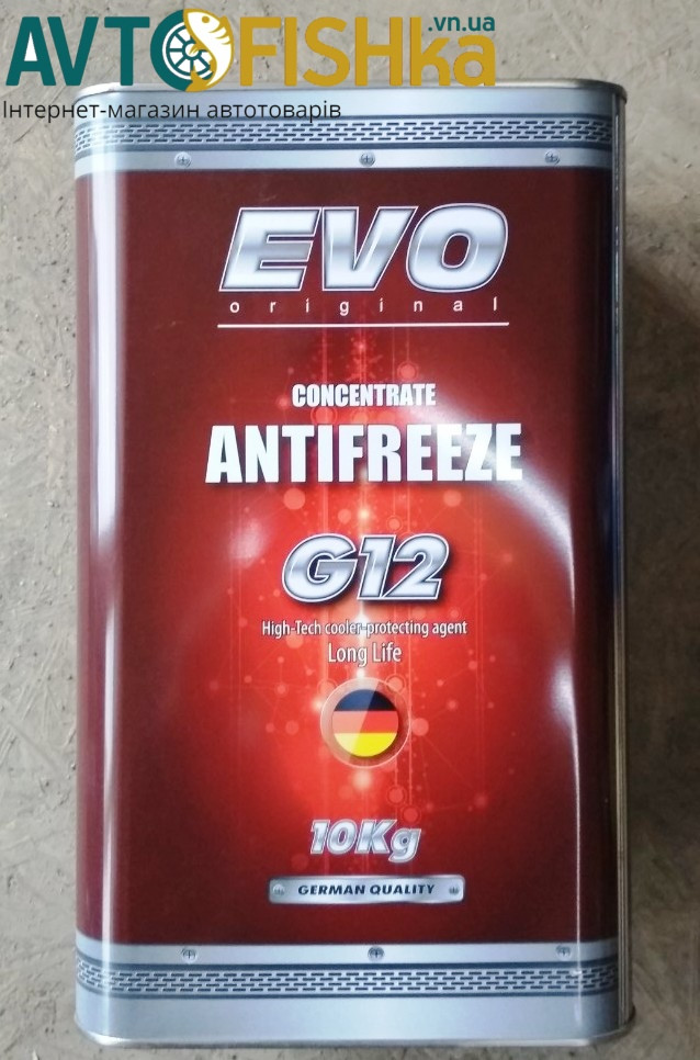 Антифриз EVO G12 Concentrate Червоний 10 кг