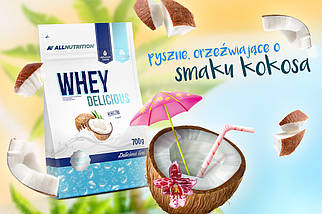 Сироватковий кремовий протеїн AllNutrition Whey Delicious 700 г, фото 6