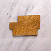 Плитка Гіпсова "DUNAY SLATESTONE"GOLDEN/KLVIV DEKOR Золотий блиск (0.84 м. кв), фото 4