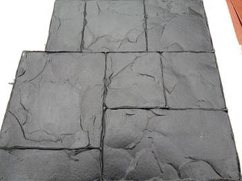 Поліуретановий штамп для бетону "Тесаний камінь No2" (відбиток під камінь)