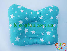 Дитяча ортопедична подушка для новонароджених "Метелик" 30х25 см