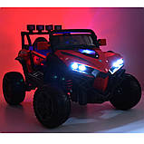 Дитячий 4-х моторний електромобіль позашляховик Buggy (Баггі) M 3804EBLR-1 білий, фото 7