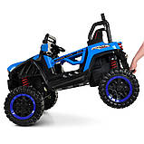 Дитячий 4-х моторний електромобіль позашляховик Buggy (Баггі) M 3804EBLR-4 синій, фото 5