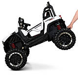 Дитячий 4-х моторний електромобіль позашляховик Buggy (Баггі) M 3804EBLR-1 білий, фото 5