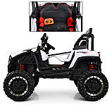 Дитячий 4-х моторний електромобіль позашляховик Buggy (Баггі) M 3804EBLR-1 білий, фото 4