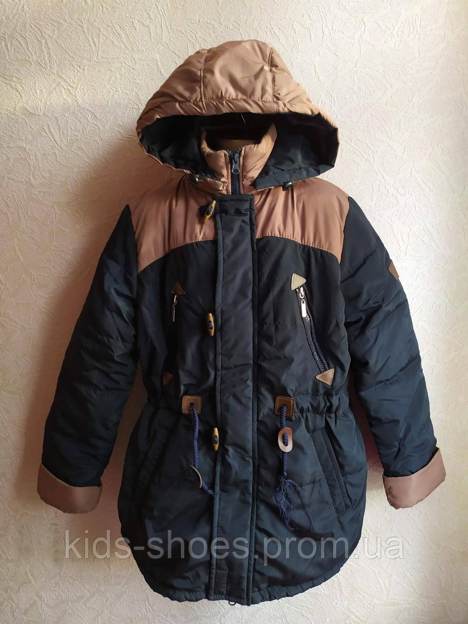 Куртка-парка демісезонна для хлопчика 8-10 років - фото 1 - id-p1040895761