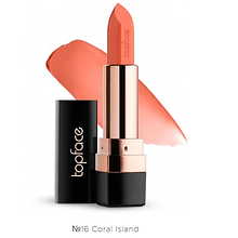 Кремова губна помада для губ TopFace Instyle Creamy PT-156 16 Coral Island