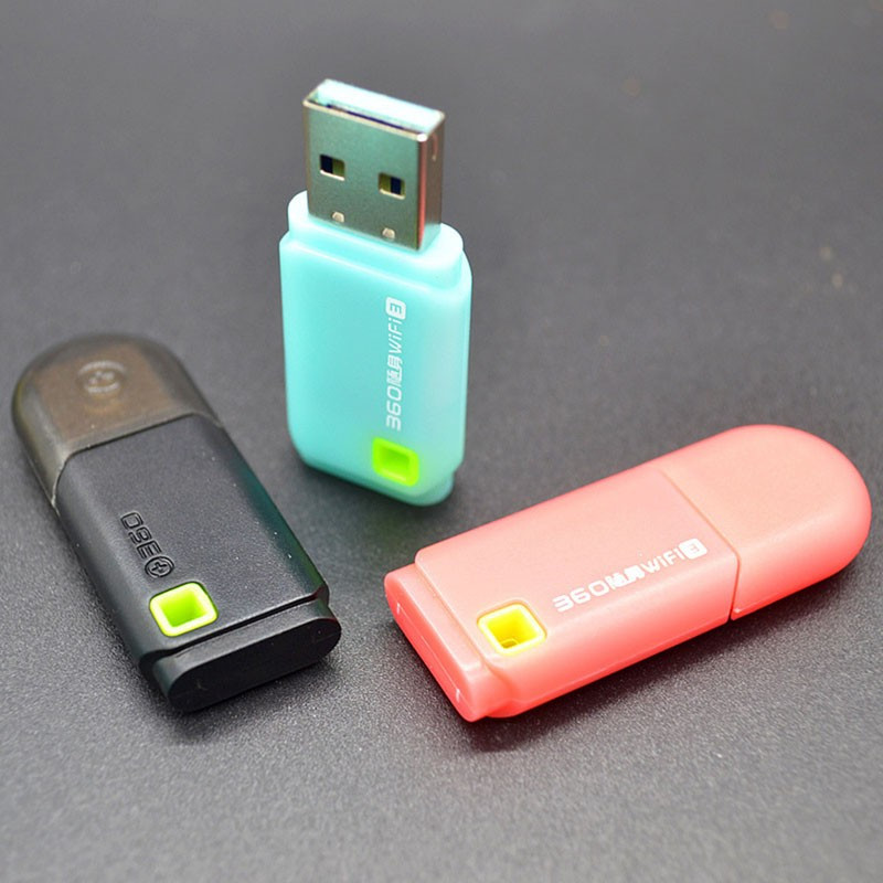 USB 360 wifi3 портативний мініадаптер роутер. 300Мб. Червоний