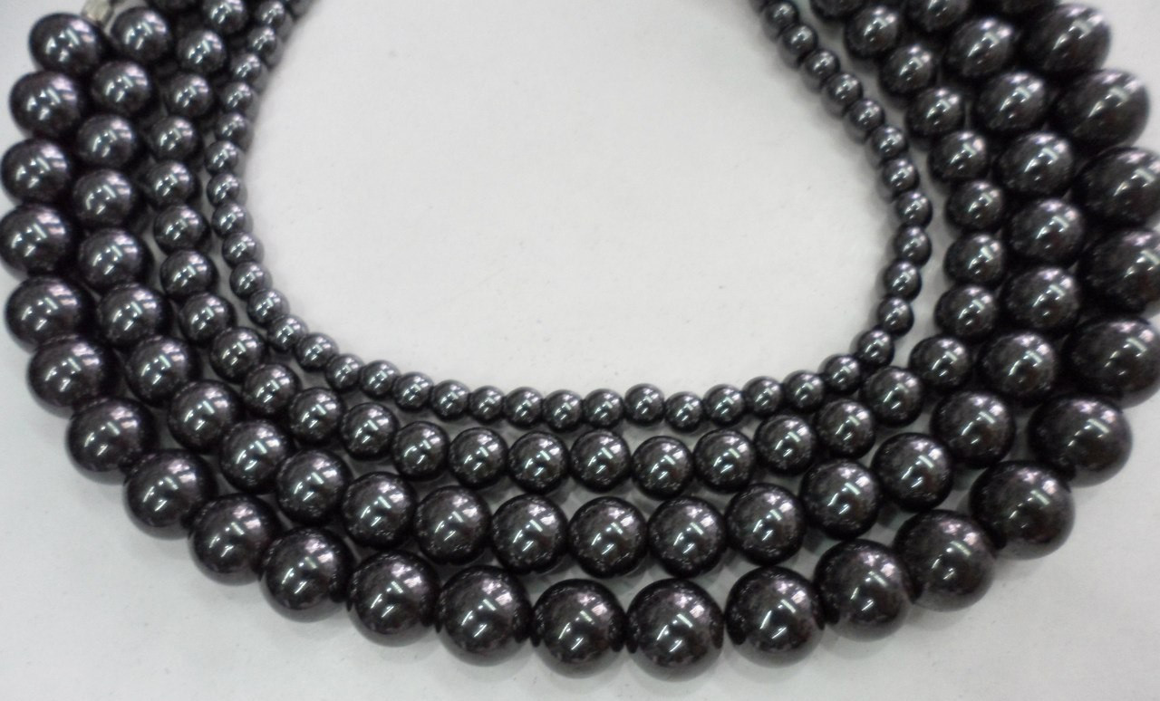 Бусина гематит 8 мм (ціна за 10 штук), фото 1