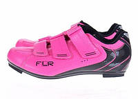 Велосипедні туфлі шосе FLR F-35 (41р., Чорний-рожевий)
