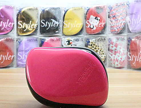 Гребінець для волосся TANGLE TEEZER Compact рожевий, фото 1