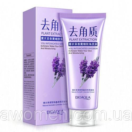 Очисний гель-пілінг-скатка для обличчя Bioaqua Natural Plants Extracts лаванда 120 g, фото 1