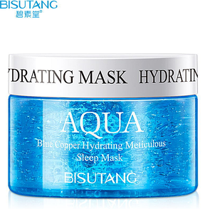 Нічна маска Bisutang Aqua Blue Copper Hydrating Sleep mask 120 g