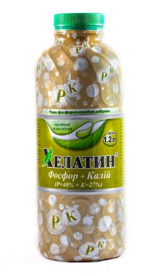 Добриво Хелатин - Фосфор + Калій 1,2 л