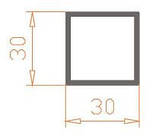Труба квадратна 30х30х2