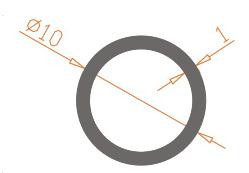 Труба кругла 10х1, фото 1